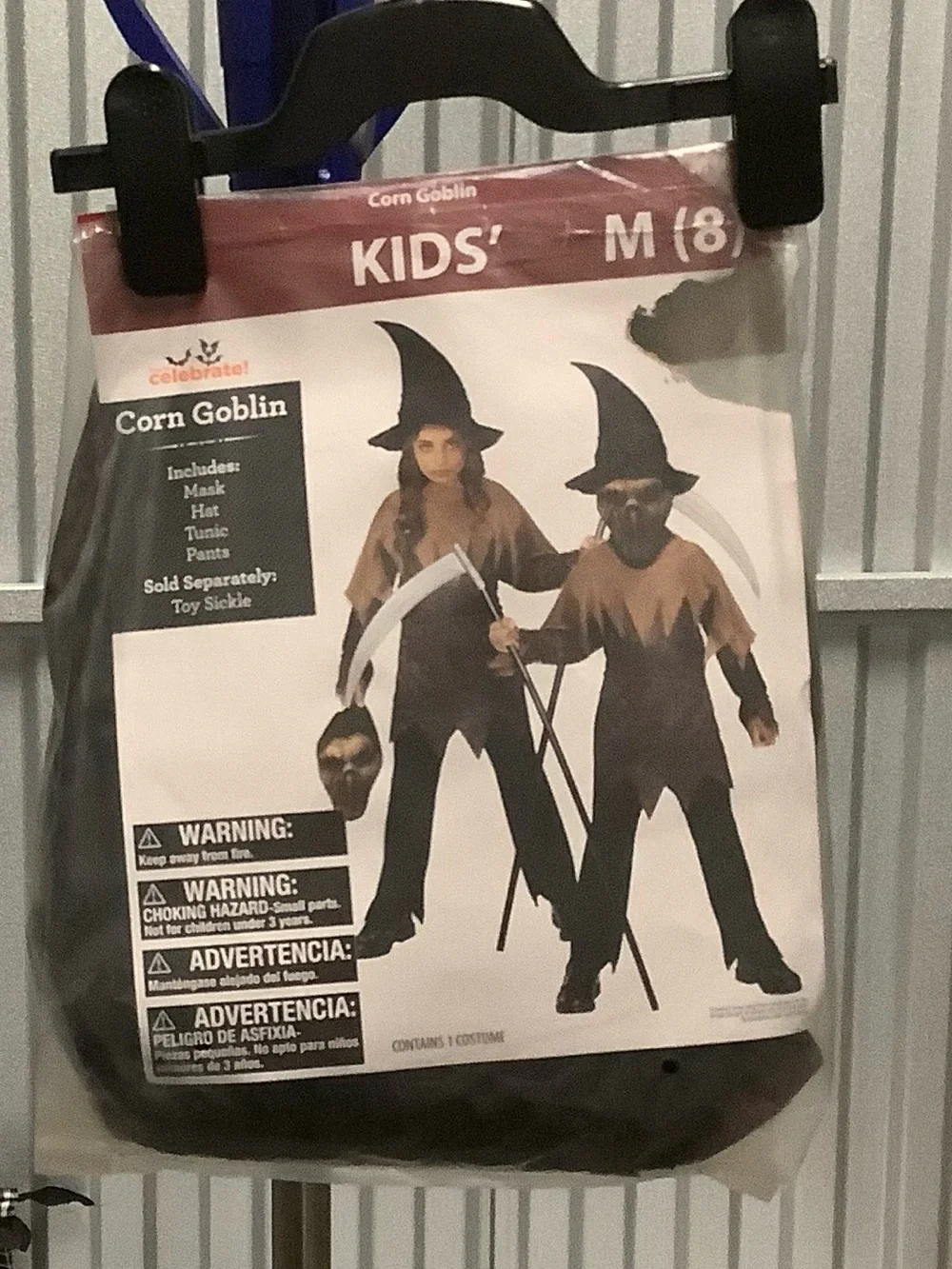 Kids' Corn Goblin Halloween/dress-up Costume - Brown/Black - Medium (Kids M)